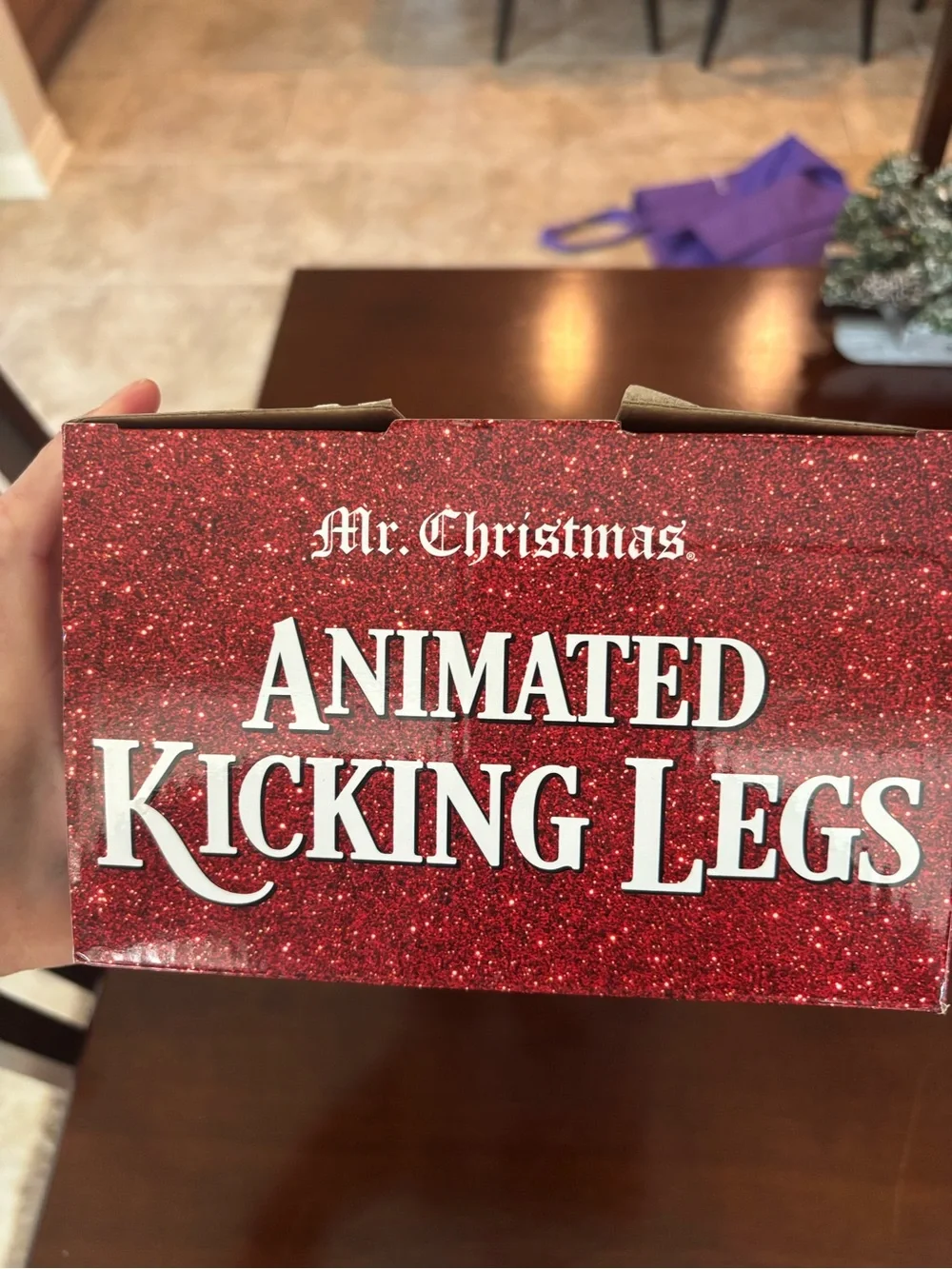 Mr. Christmas Animated Kicking Legs - Santa Claus